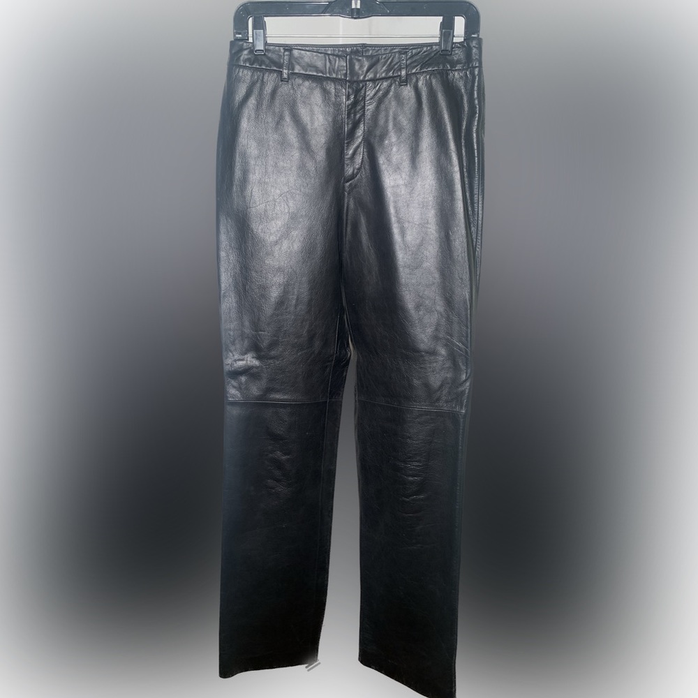 Nine West Black Leather Pants